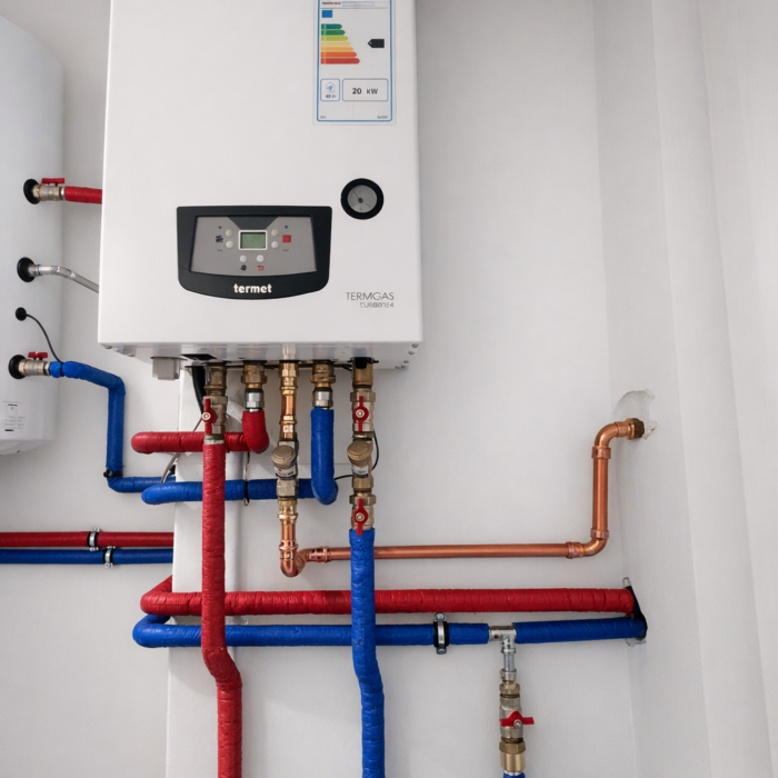 montaż kocioł gazowy krasna